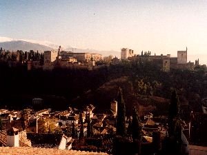 Atardecer junto a la Alhambra