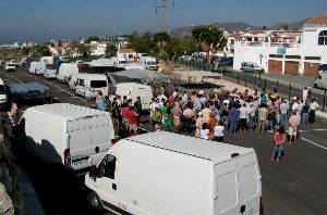 MERCADILLO. El Ayuntamiento insiste en que La Almijara es el único recinto público disponible. / E. C.