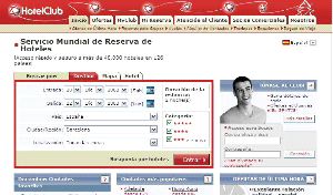 PORTAL. Vista de la web de Hotelclub.es que ofrece cerca de 48.000 hoteles. / SUR