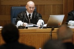 El juez Gómez Bermúdez, durante una de las sesiones del juicio del Yak-42. / EFE