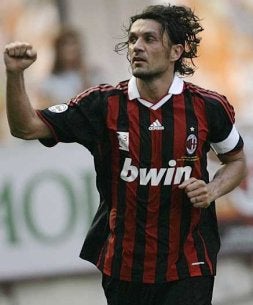 Maldini dice adiós a su público