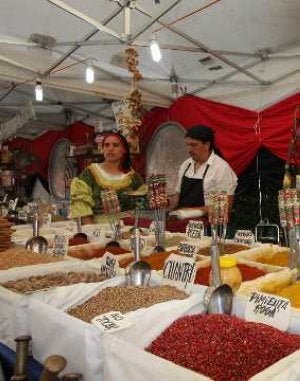 Mercadillo de la época de Goya