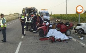 Fallecen tres personas en un accidente de tráfico en Morón de la Frontera