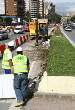 El tramo Renfe-Guadalmedina está ahora en ejecución. ::
A. CABRERA