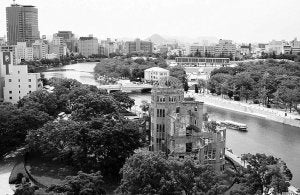 El emblema de Hiroshima sigue en pie por la paz