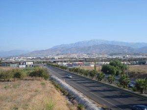 Parque. La zona propuesta es el entorno del nudo de la autovía. ::
A. P.