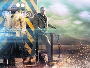 La misión. Denzel Washington y Chris Pine se enfrentan a la difícil tarea de evitar que el tren descarrile. ::
SUR