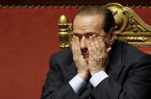 El escándalo 'Ruby' sentará en el banquillo al primer ministro italiano a partir del 6 de abril. ::
REUTERS/ AFP