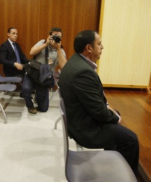 José Manuel Aranda, durante el juicio. ::
ANTONIO SALAS