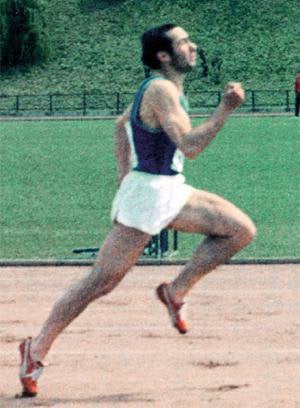 Alfredo Pérez Rubalcaba, en su época de atleta.