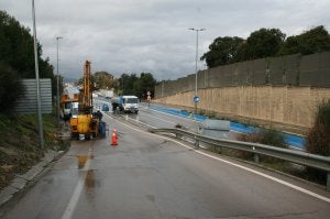 Los trabajos que se están desarrollando en la calle Misioneras. ::
SUR