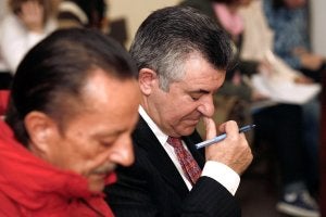 El exregidor de Marbella Julián Muñoz y el exgerente de Planeamiento José Antonio Roca. ::
SUR