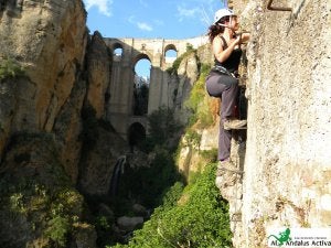 El Tajo cuenta ya con una vía ferrata. ::
AL-ANDALUS ACTIVA