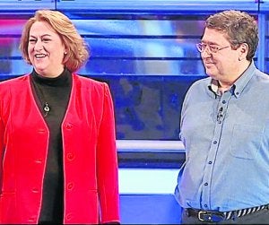 Los ganadores Pablo y María. ::
A3