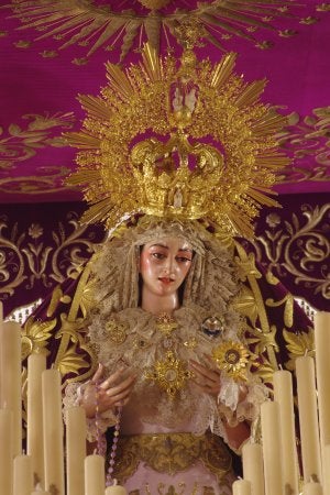 Imagen de la Virgen de la Trinidad restaurada ::
EDUARDO NIETO