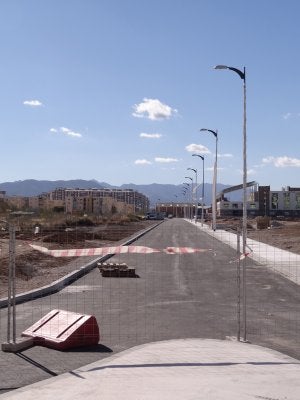 Fomento no ha cedido aún los suelos del bulevar pese a que la obra acaba en un mes