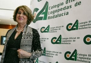 Carmina Martín, decana de los logopedas andaluces. :: F. González