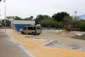 Obras realizadas en la futura estación de autobuses. ::
L.P.