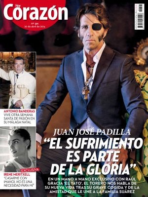 Juan José Padilla se confiesa: «El sufrimiento es parte de la gloria»