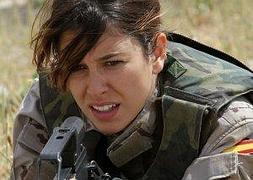 Blanca Suárez. :: l. rico/Ejército de tierra