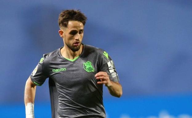 Januzaj conduce el balón frente al Leganes. 