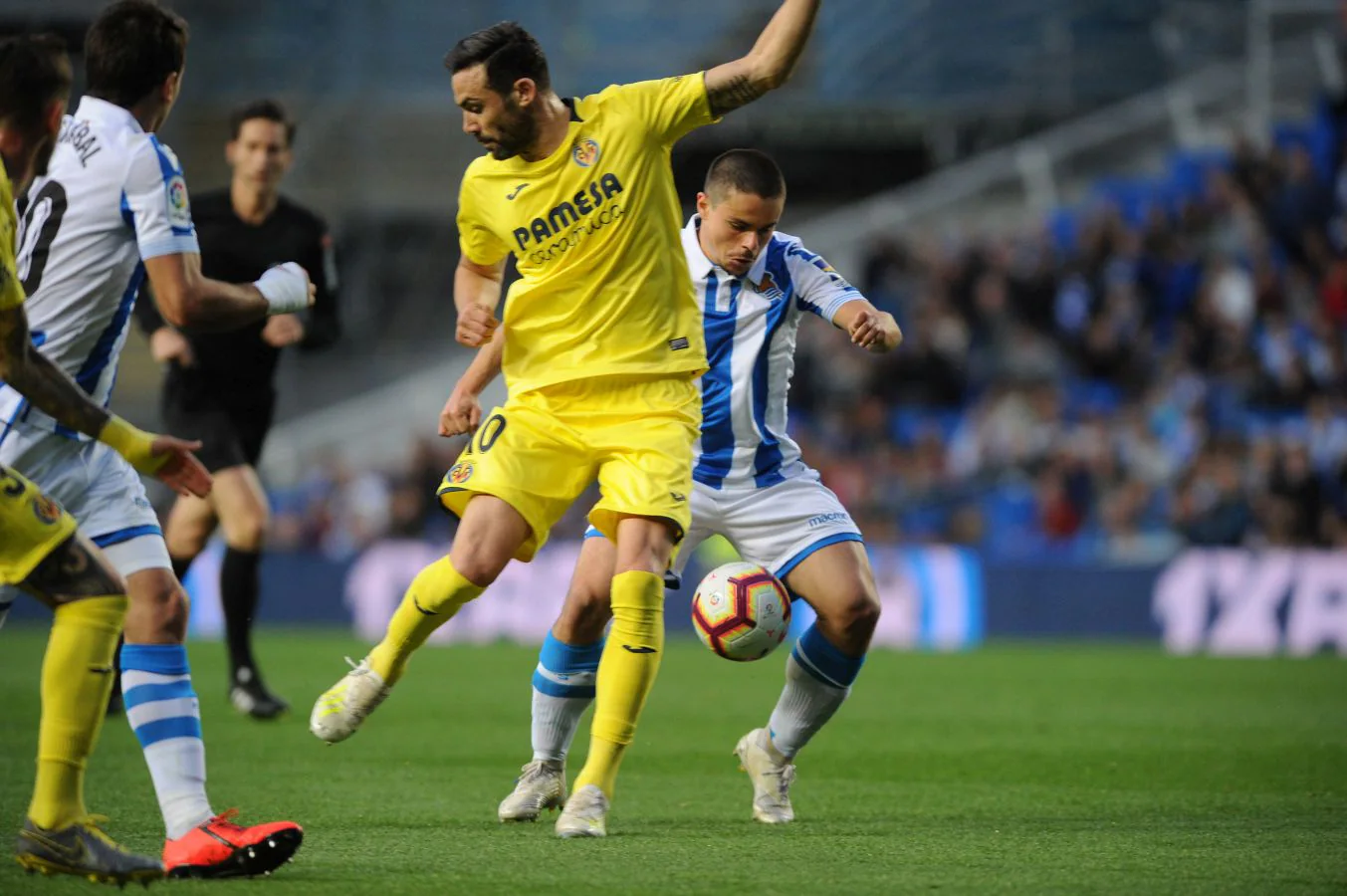 La Real Sociedad y el Villarreal se han enfrentado este jueves en Anoeta.