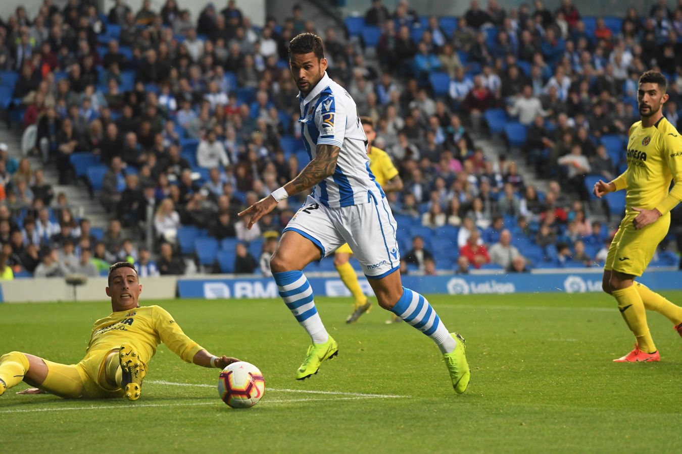 La Real Sociedad y el Villarreal se han enfrentado este jueves en Anoeta.