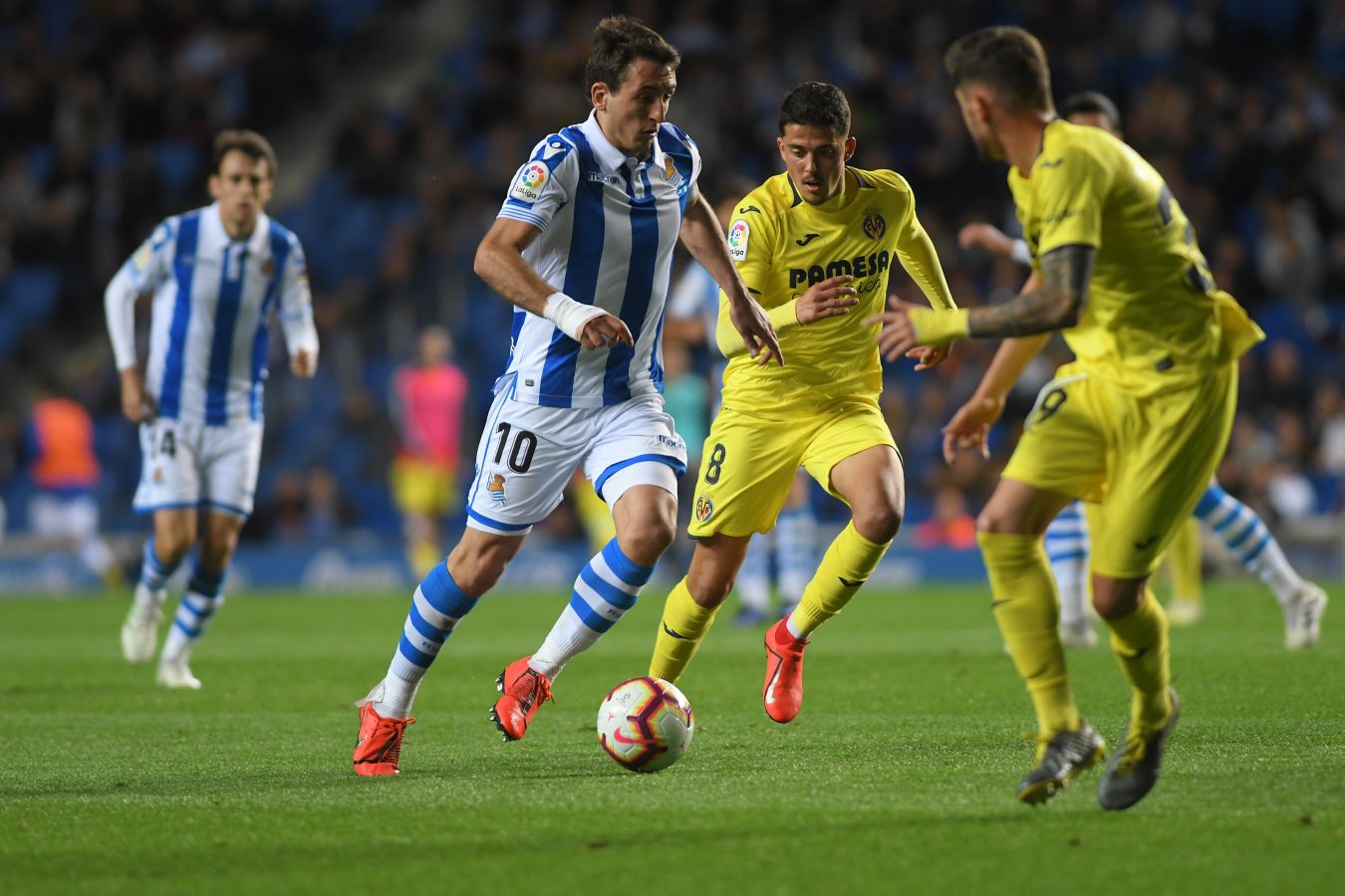 La Real Sociedad y el Villarreal se han enfrentado este jueves en Anoeta.