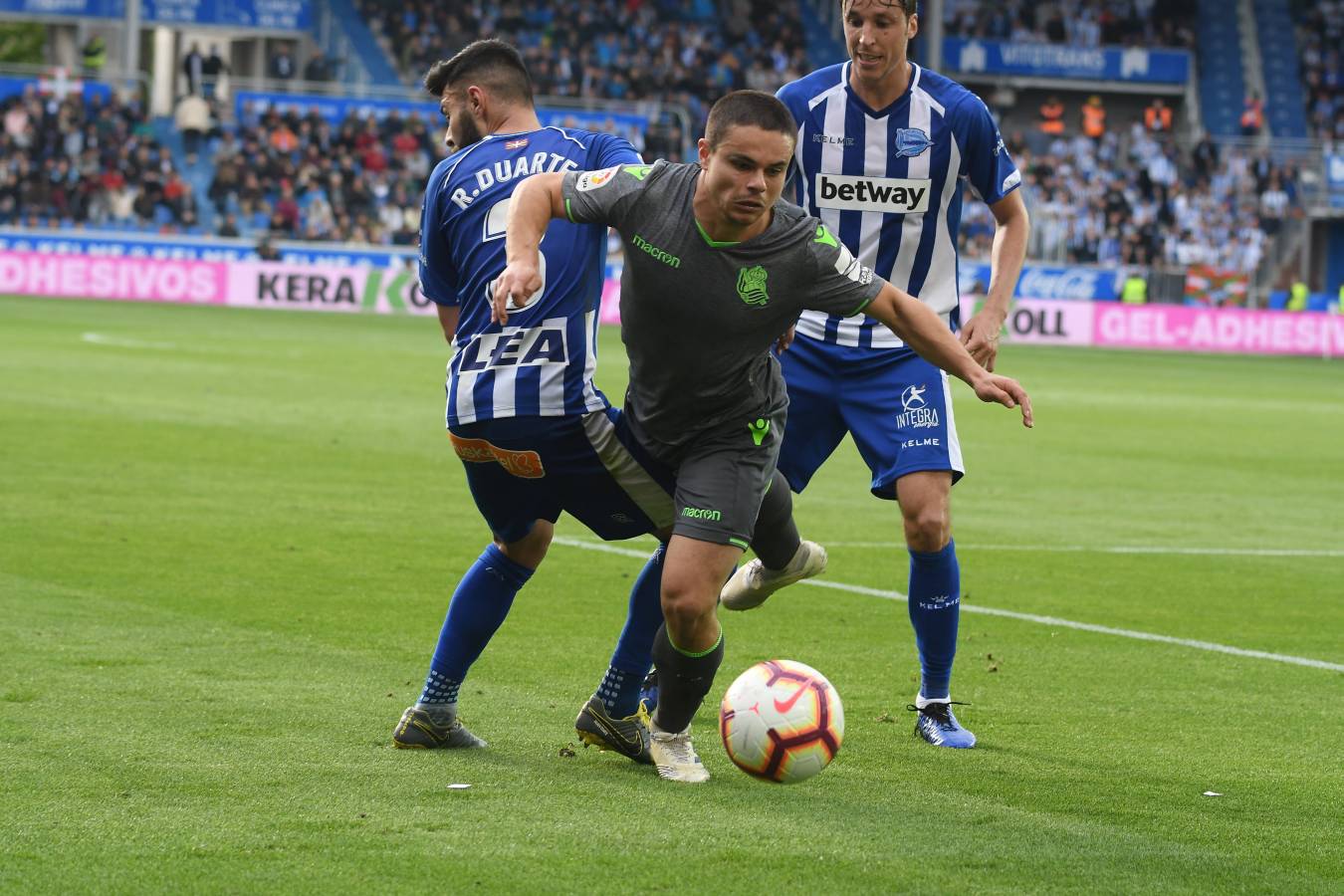 Derbi vasco en Mendizorrotza en la jornada 36 de la Liga. 