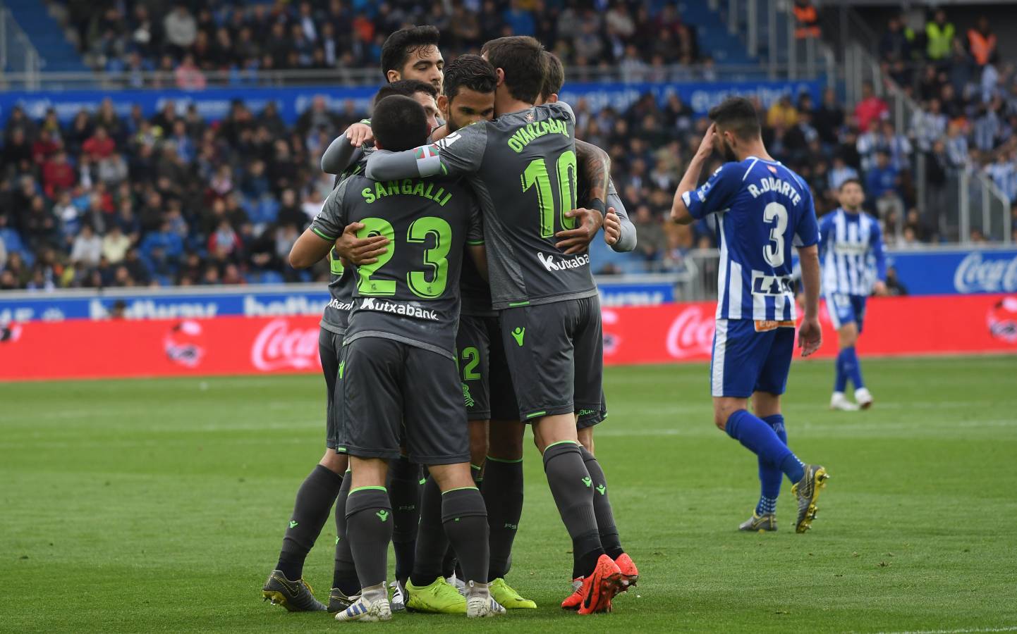 Derbi vasco en Mendizorrotza en la jornada 36 de la Liga. 