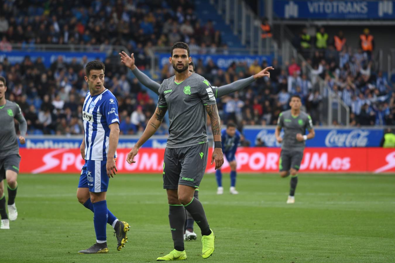 Derbi vasco en Mendizorrotza en la jornada 36 de la Liga. 