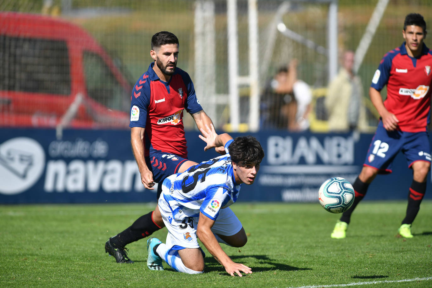 Las mejores imágenes del partido amistoso disputado por Real y Osasuna en Tajonar