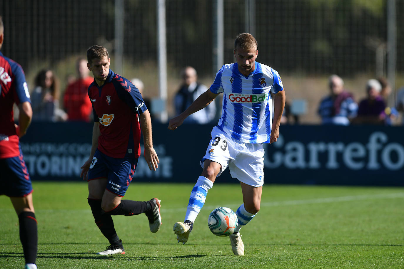 Las mejores imágenes del partido amistoso disputado por Real y Osasuna en Tajonar