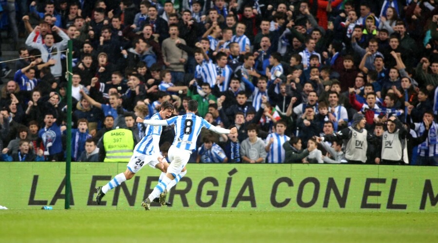 La Real Sociedad vence 4-1 al Eibar en el Reale Arena. 