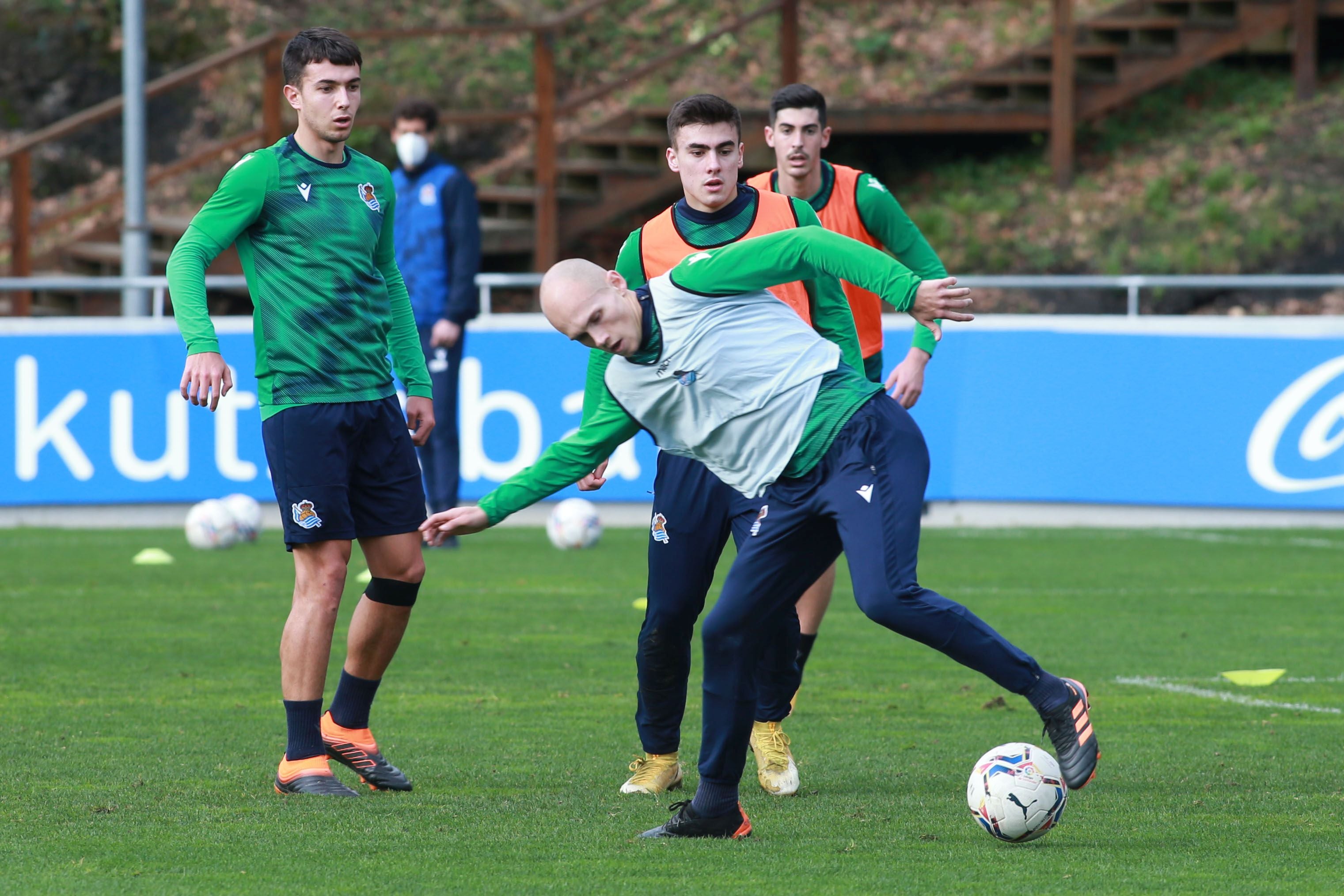 Fotos: La Real Sociedad se prepara en Zubieta para el choque ante el Cádiz