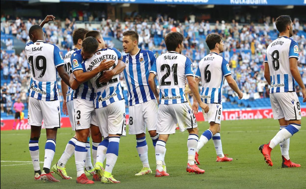 Real Sociedad-Levante: La Real Sociedad aprende a ganar de memoria en casa