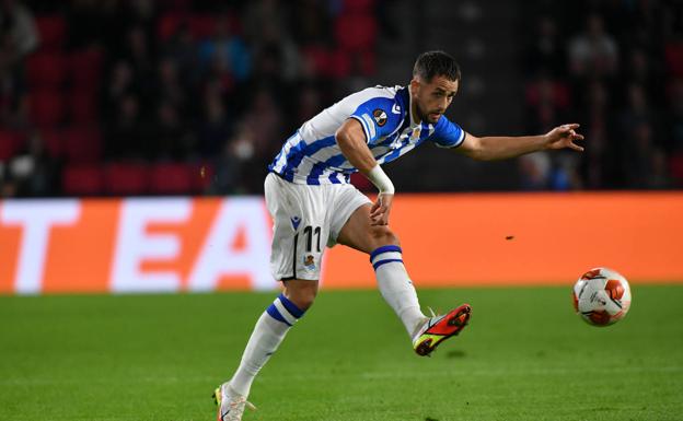 Januzaj, ayer contra el PSV Eindhoven