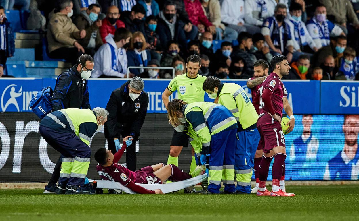 Ander Barrenetxea, que se lesionó en Mendizorrotza, pasará por el quirófano el próximo día 11. 