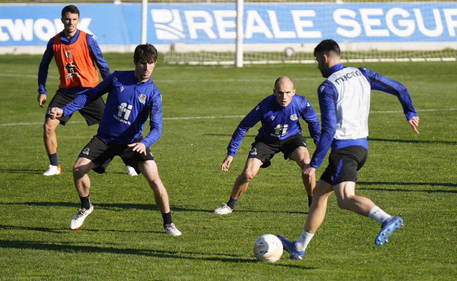 Fotos: Entrenamiento de la Real en Zubieta