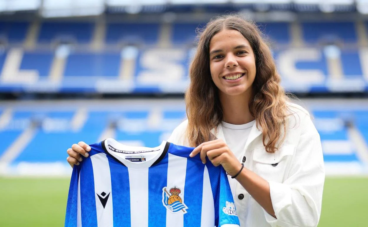 Andreia Jacinto, nueva jugadora de la Real Sociedad.