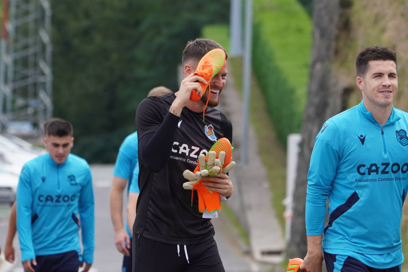 Fotos: Las imágenes del entrenamiento de la Real Sociedad