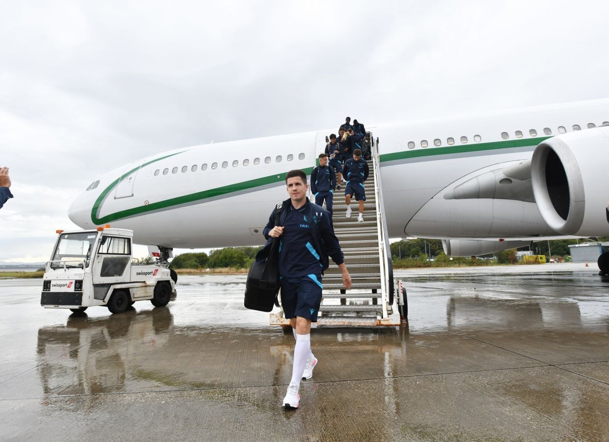 Fotos: Las mejores imágenes del viaje de la Real Sociedad a Mánchester
