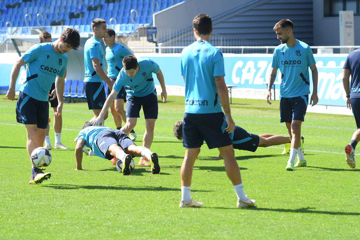 Fotos: Entrenamiento de la Real Sociedad en Zubieta 