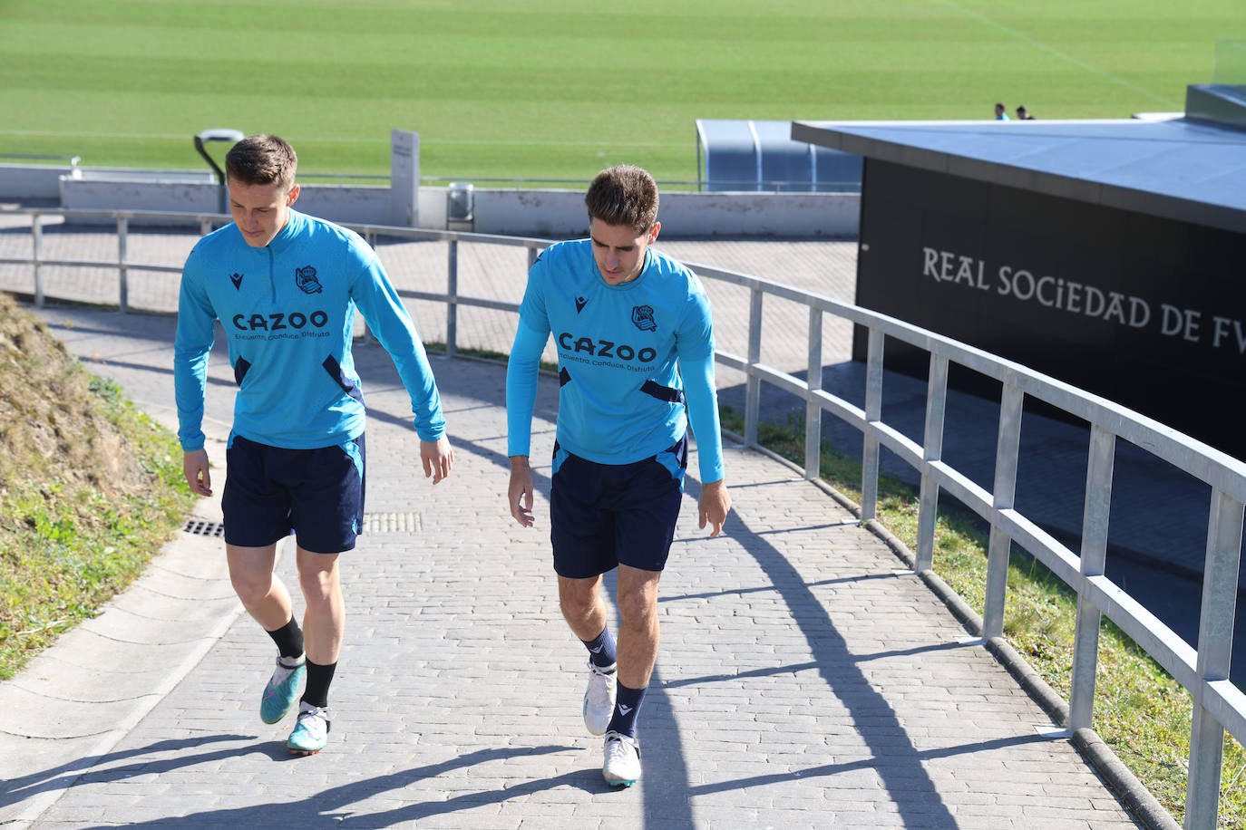 Las mejores imágenes del entrenamiento de la Real Sociedad