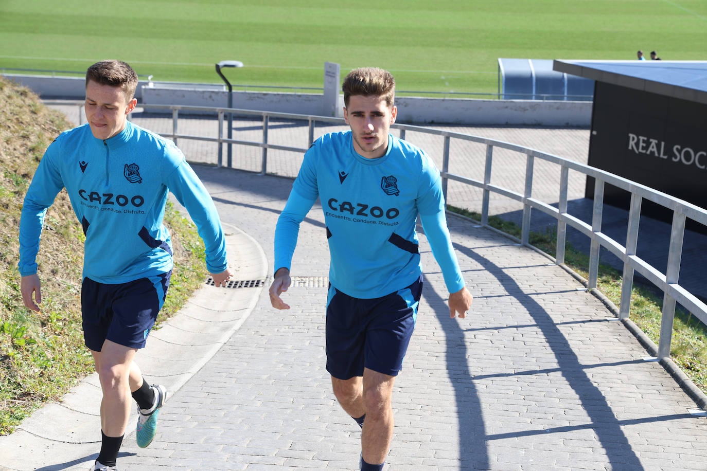 Las mejores imágenes del entrenamiento de la Real Sociedad