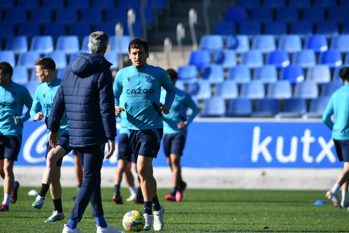 Las mejores imágenes del entrenamiento