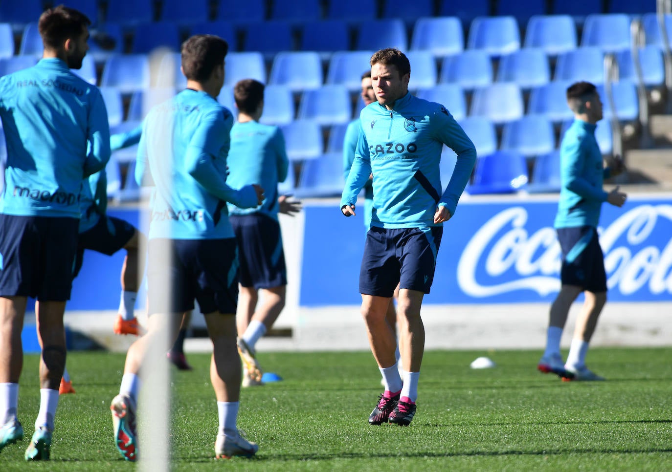 Las mejores imágenes del entrenamiento