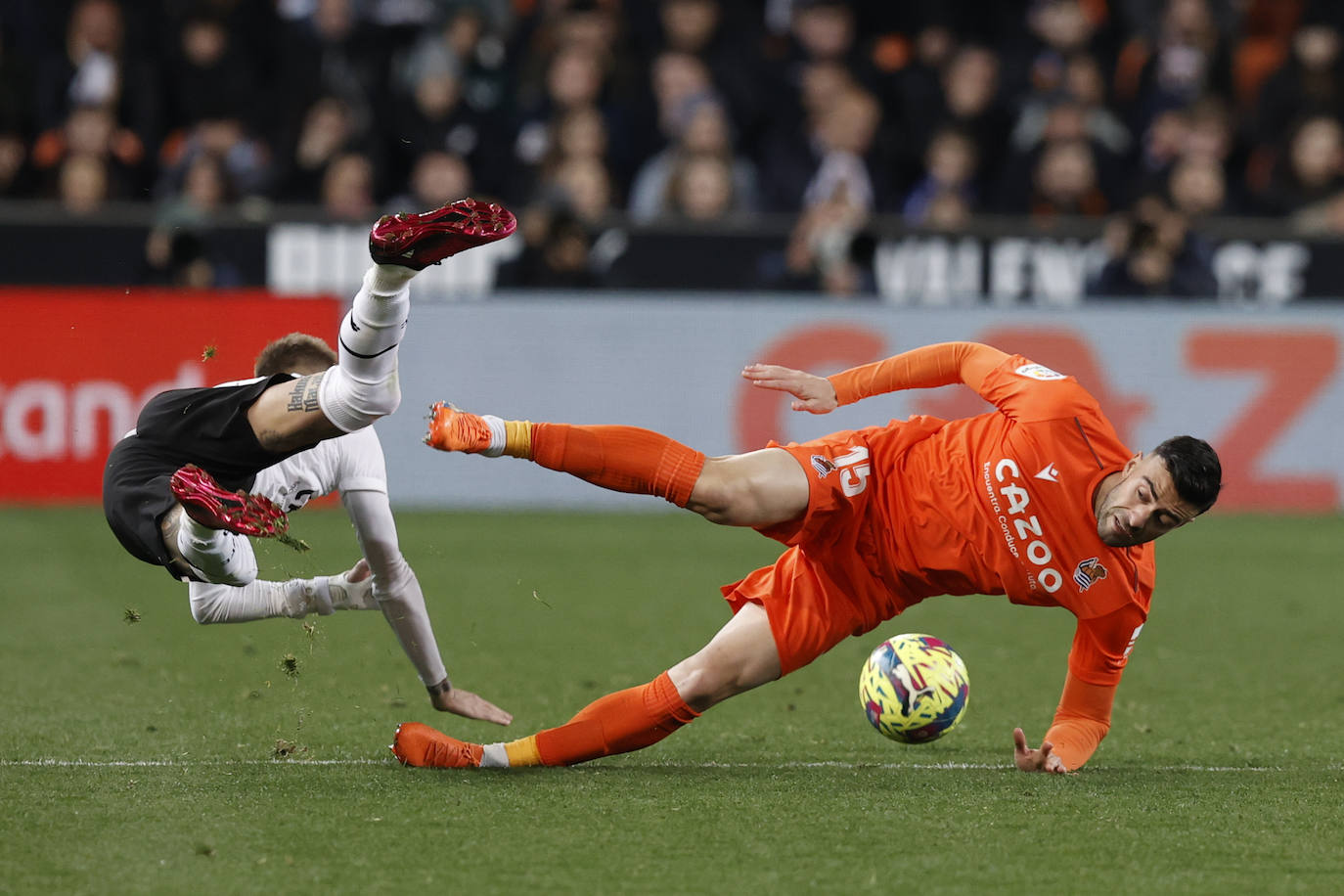 Las mejores imágenes del Valencia-Real Sociedad