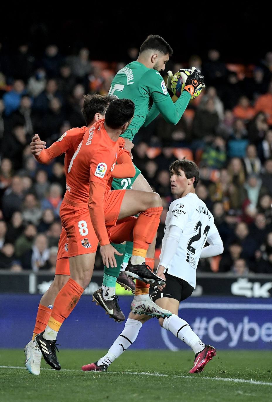 Las mejores imágenes del Valencia-Real Sociedad
