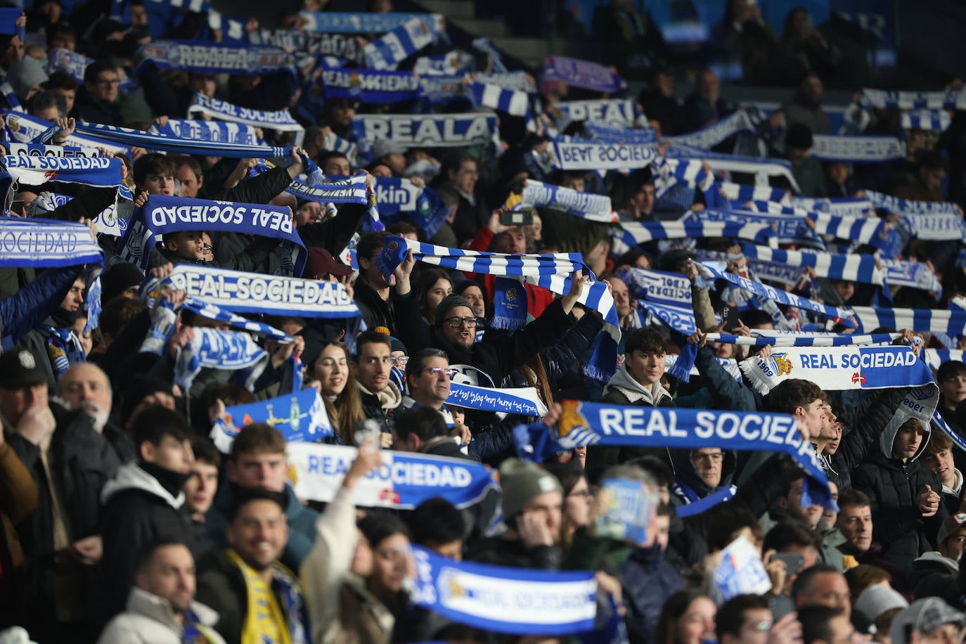 Las mejores imágenes del Real Sociedad - Cádiz